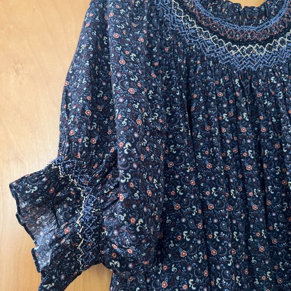 Doen Whisper Dress in Black Marfa Paisley XS NO BELT! - Picture 4 of 5